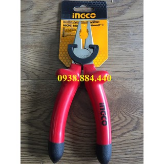 Kìm răng cách điện ingco hicp01180