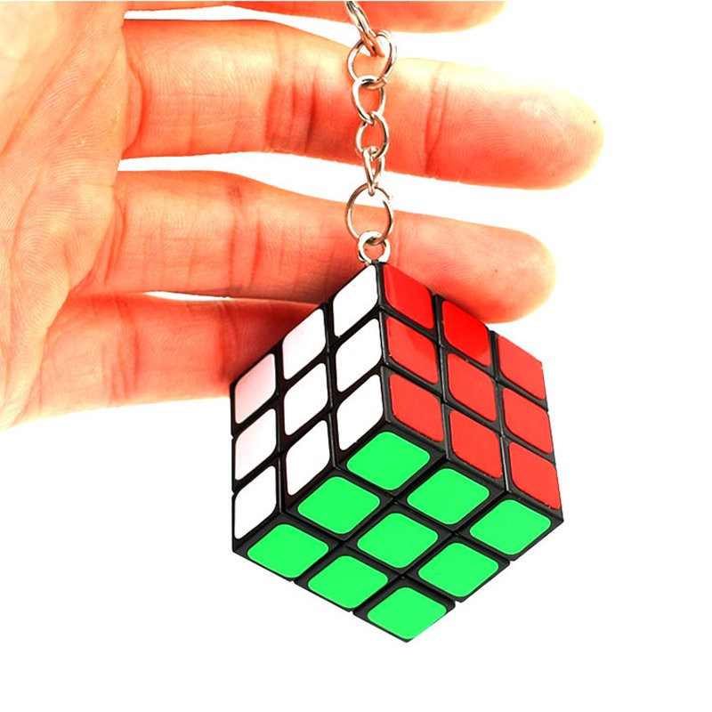 Móc Khoá Game Rubik Xoay Được