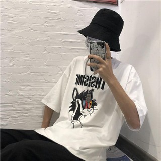 Áo thun Stee CAT FILL In White Unisex