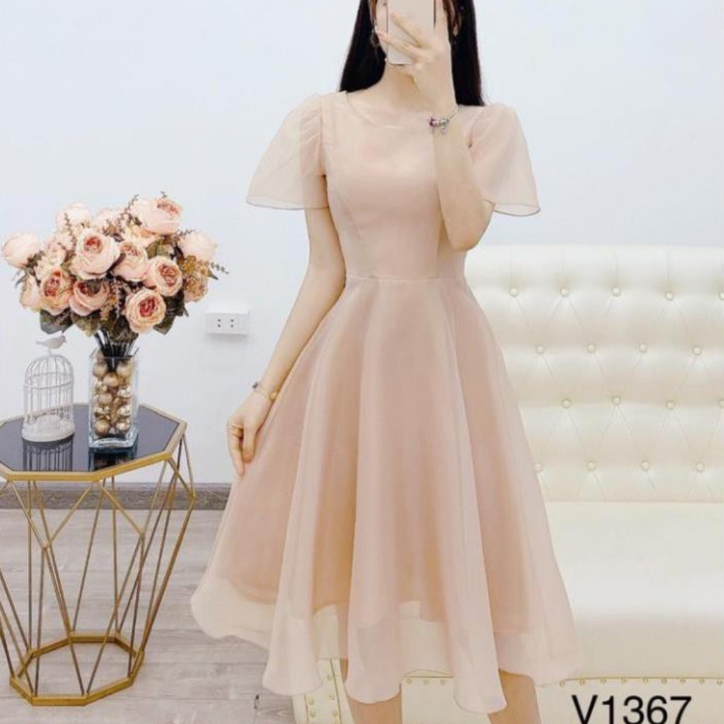 Đầm dự tiệc dáng xòe dịu dàng nữ tính Sara Dress | BigBuy360 - bigbuy360.vn