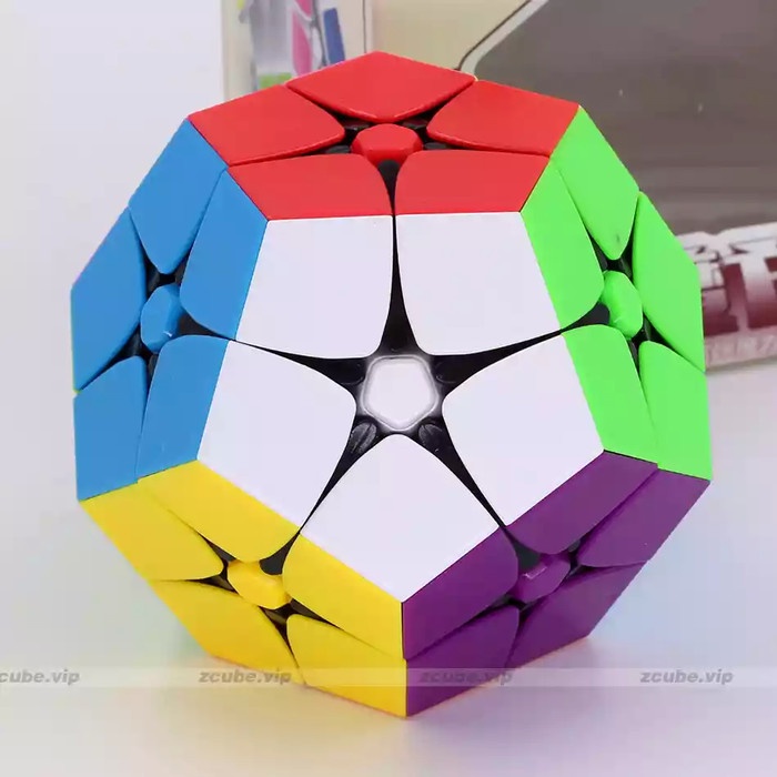 Khối Rubik 2X2 Không Nhãn Dán Màu Đỏ Fanxin Megaminx