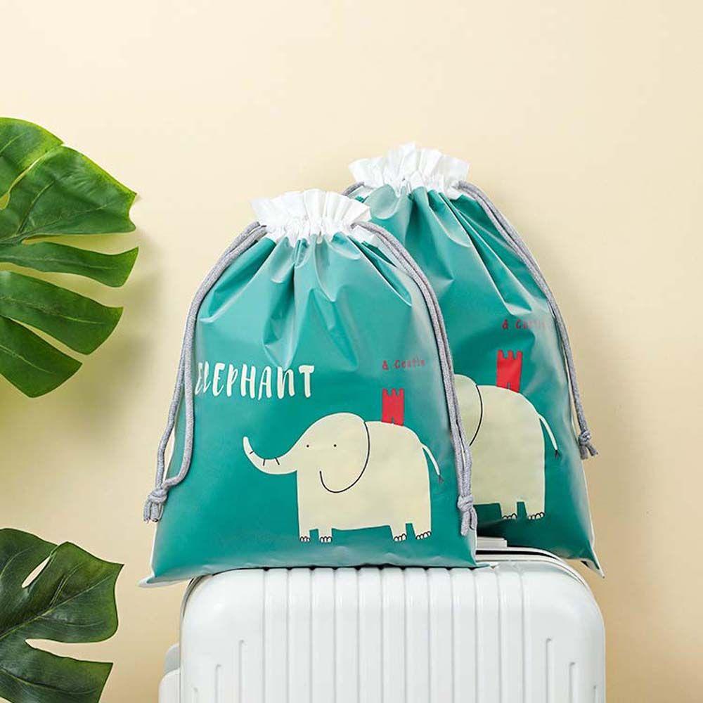 Túi Dây Rút Đựng Mỹ Phẩm Hai Lớp Dễ Thương