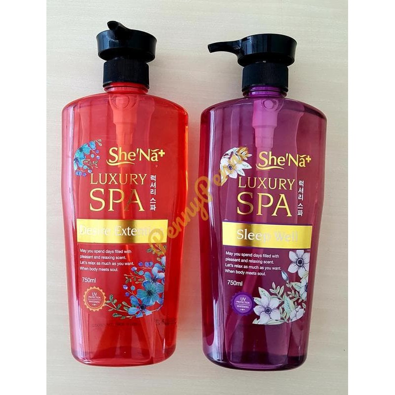 Sữa Tắm Hạt Massage Cao Cấp Shena 750ml - Malaysia