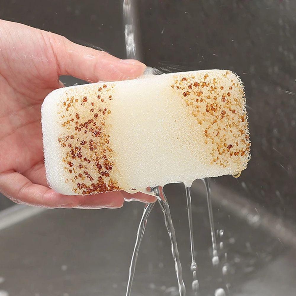 Miếng Bọt Biển Dày Ba Lớp Dùng Để Lau Chùi Chén Dĩa Tiện Dụng