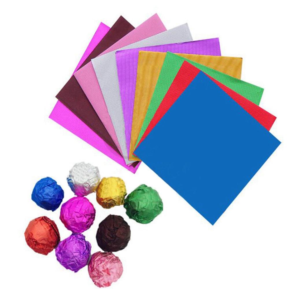 Giấy Foil Nhôm Hình Vuông Gói Kẹo / Quà Valentine