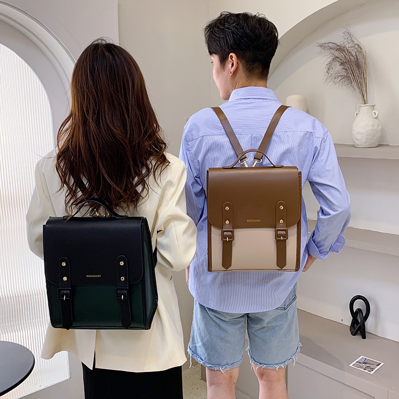 Balo JASMIN NOIR da PU cỡ lớn in họa tiết thời trang cho nữ