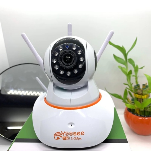 Camera Yoosee 3 râu, 3.0MPX, hỗ trợ cổng Lan, xoay 360 độ, đàm thoại 2 chiều HF315W, bảo hành 12 tháng