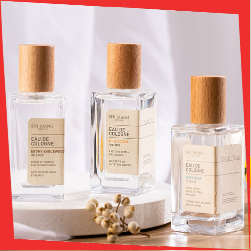 Nước Hoa ShiMang Nắp gỗ Lọ Thủy Tinh Có Sẵn