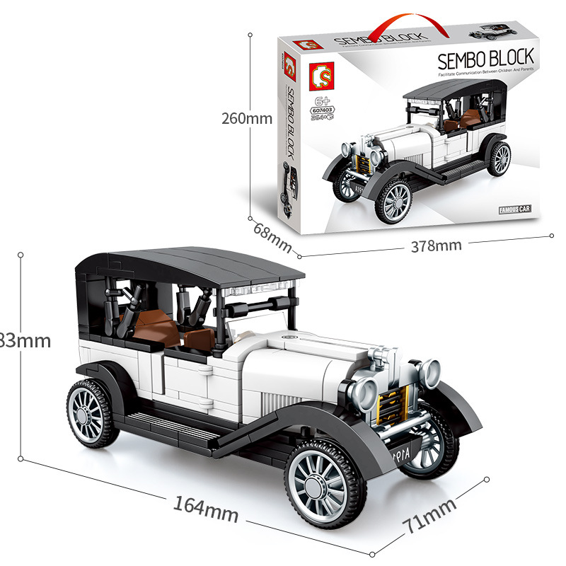 Bộ Đồ Chơi Lắp Ráp Xe Ô Tô Cho Bé Trai 3-14 Tuổi 607400-03