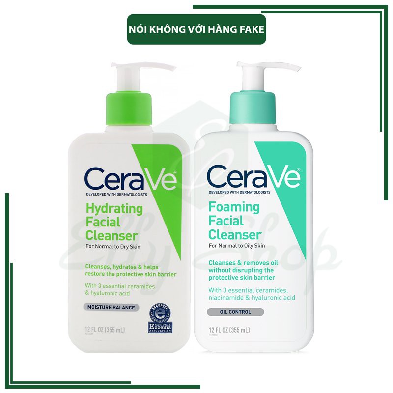 Sữa Rửa Mặt CeraVe Foaming Facial Cleanser - 473ml