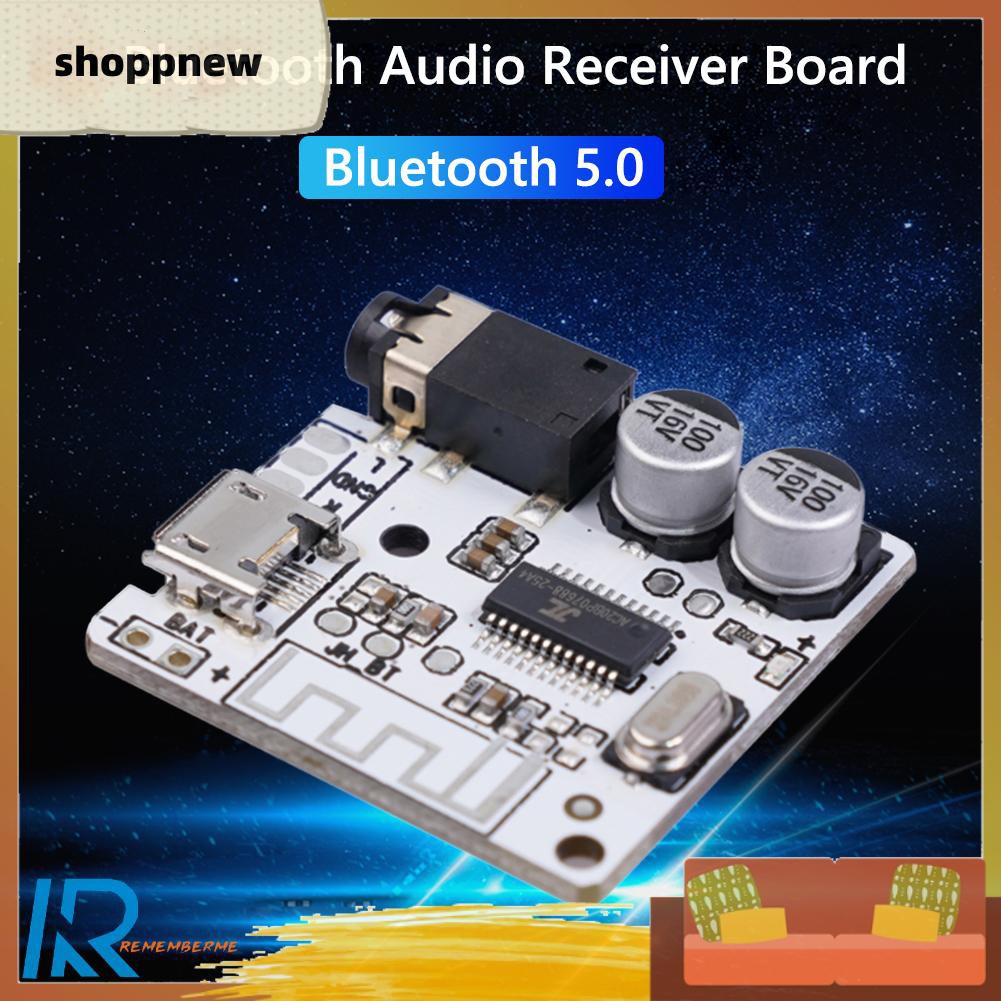 Shoppnew Bluetooth Audio Receiver Board Bluetooth 5.0 MP3 Lossless Decoder Module