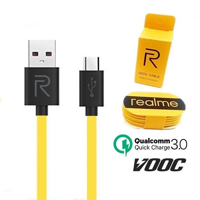 Dây Cáp Sạc Nhanh micro usb Dài 1m Cho Realme | Công Nghệ Sạc Nhanh An Toàn Cho Điện Thoại | Hàng Chính Hãng