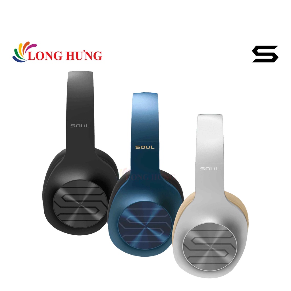 Tai nghe chụp tai Bluetooth Soul Ultra Wireless Dynamic - Hàng chính hãng - Bluetooth v5.0, công nghệ Dynamic Bass