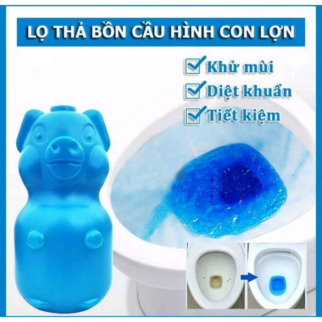 Lọ Viên Tẩy Thả Bồn Cầu Con Heo Khử Mùi Diệt Khuẩn