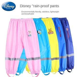 Disney Quần Dài Đi Mưa Vải Oxford Chống Thấm Nước Thiết Kế Dễ Thương Cho Bé-CM