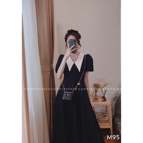 Đầm Cổ Sơ Mi Bigsize 55kg Đến 100kg (L/XL/XXL)