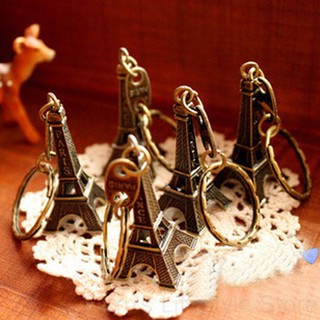 Móc Khóa Hình Tháp Eiffel Phong Cách Retro Độc Đáo