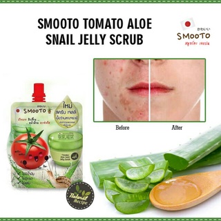 Smooto Tomato Aloe Snail White & Acne Sleeping Serum Serum mặt nạ ngủ của Smooto Giảm mụn Thái Lan