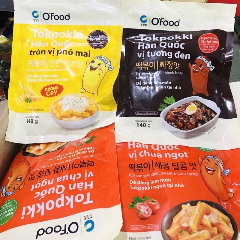 Tokpokki Hàn Quốc O'Food gói 140g | BigBuy360 - bigbuy360.vn