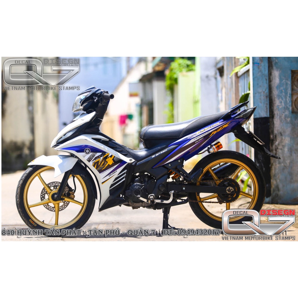 TEM RỜI EXCITER 2011 XANH TRẮNG