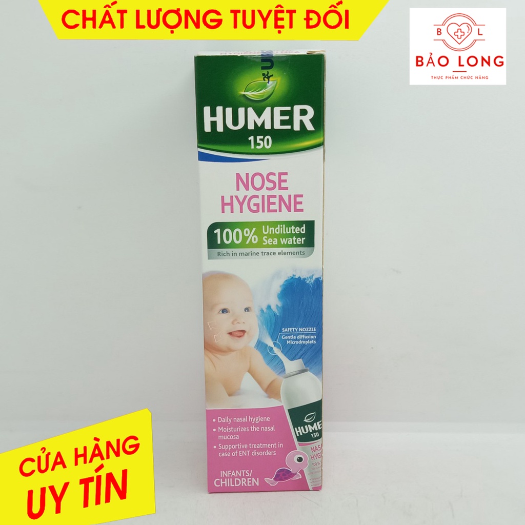 DUNG DỊCH VỆ SINH MŨI HUMER NOSE HYGIENE 150ML