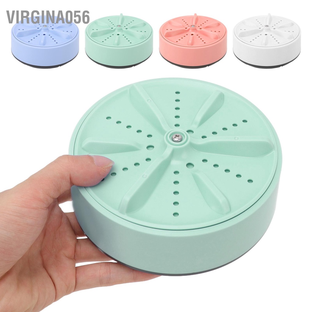 Có thể bán buôn Máy giặt di động mini thông minh USB có xô gấp và pin để đi du lịch ngoài trời Virgina056 Hàng giao ngay
