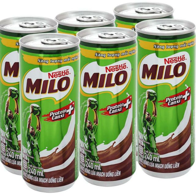 Thức uống lúa mạch MILO Dạng Lon 240ml