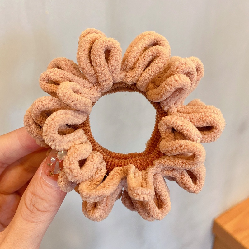 Dây buộc tóc cao su co giãn hình gấu dễ thương cho nữ