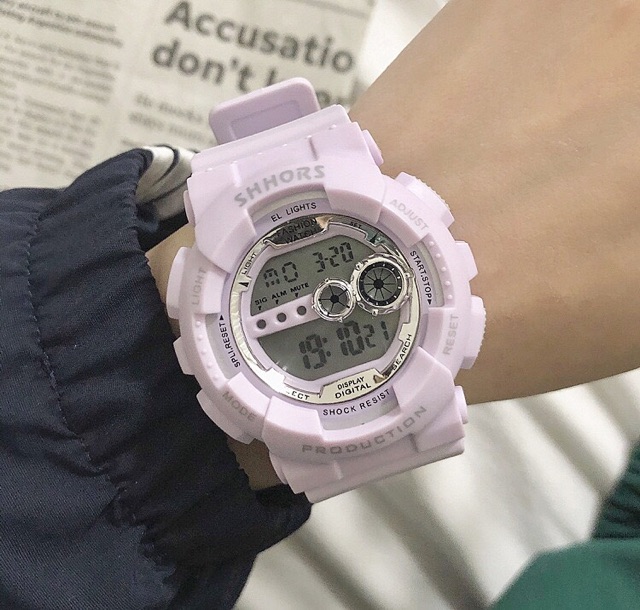 [watches.sg] Đồng Hồ thể thao Nam Và Nữ Shhorrs Tròn nhiều màu hot | BigBuy360 - bigbuy360.vn