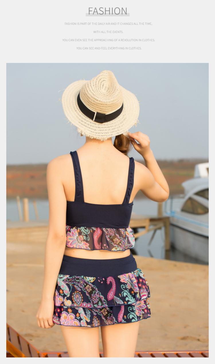 Bộ Đồ Bơi Hai Mảnh Xếp Li Cho Nữ 8837 | BigBuy360 - bigbuy360.vn