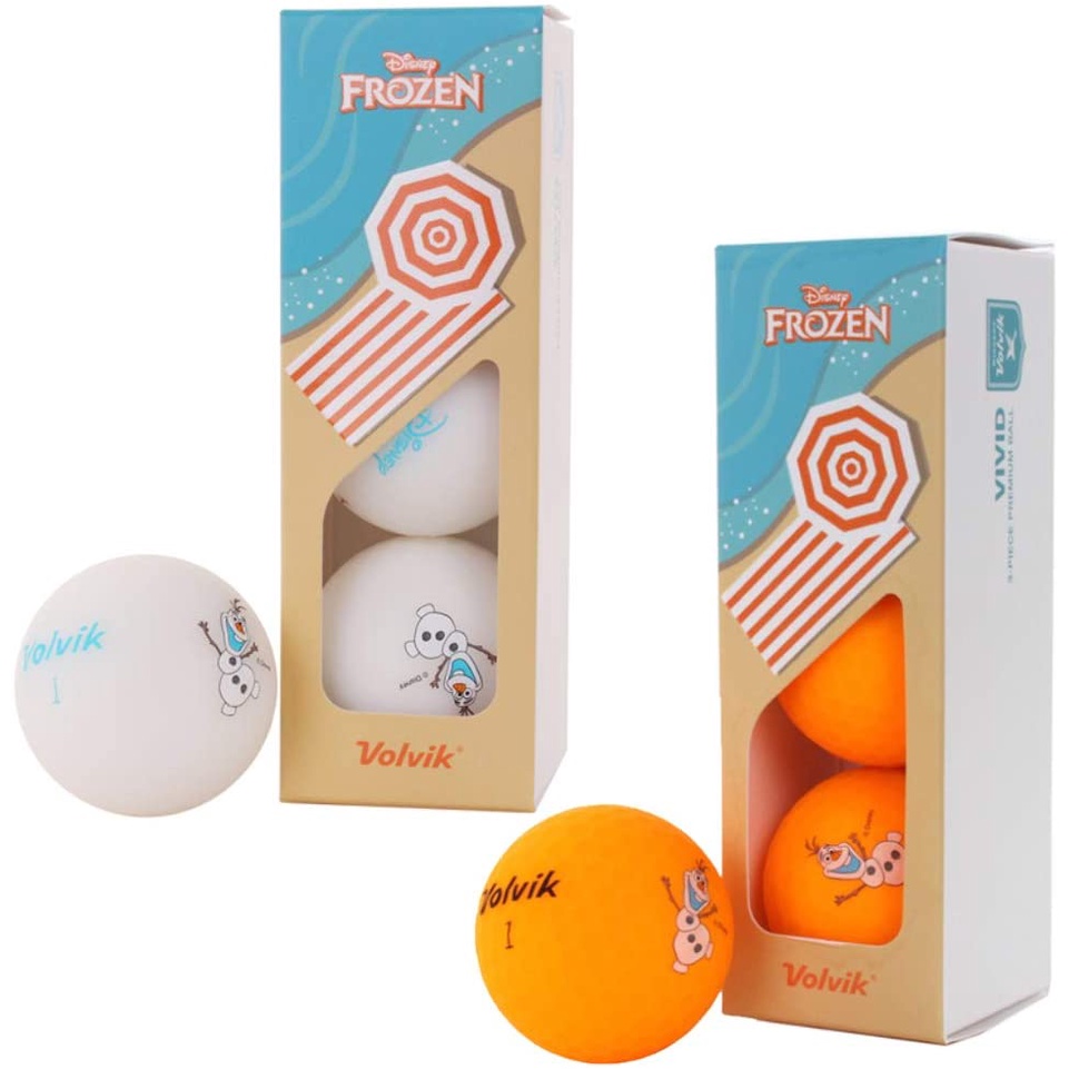 DISNEY Mới Bộ 6 Quả Bóng Golf Volvik Volvic Phiên Bản Giới Hạn