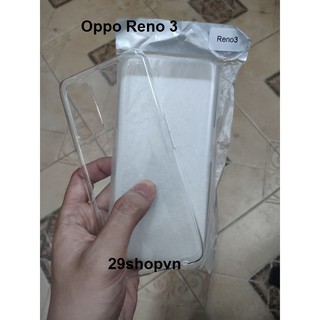 Ốp Oppo Reno 3 Silicone Dẻo (Loại đep)