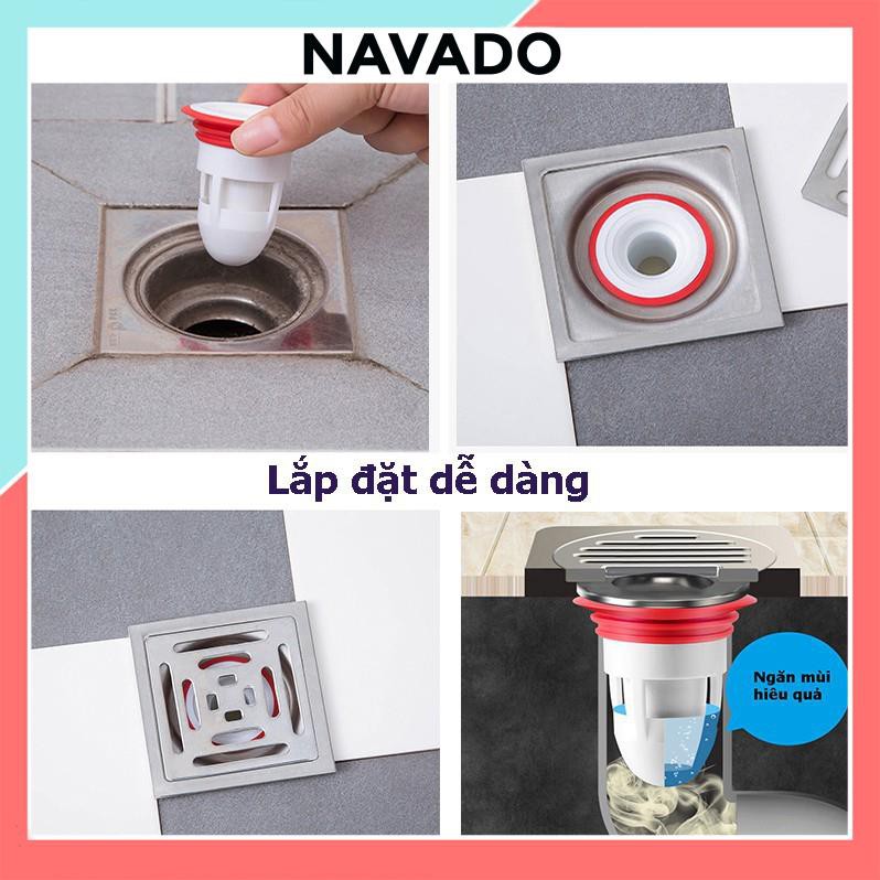 Ống ngăn mùi Thoát Sàn silicon cao cấp giá rẻ chống mùi hôi nhà vệ sinh cống nước nhà tắm TS1 NAVADO