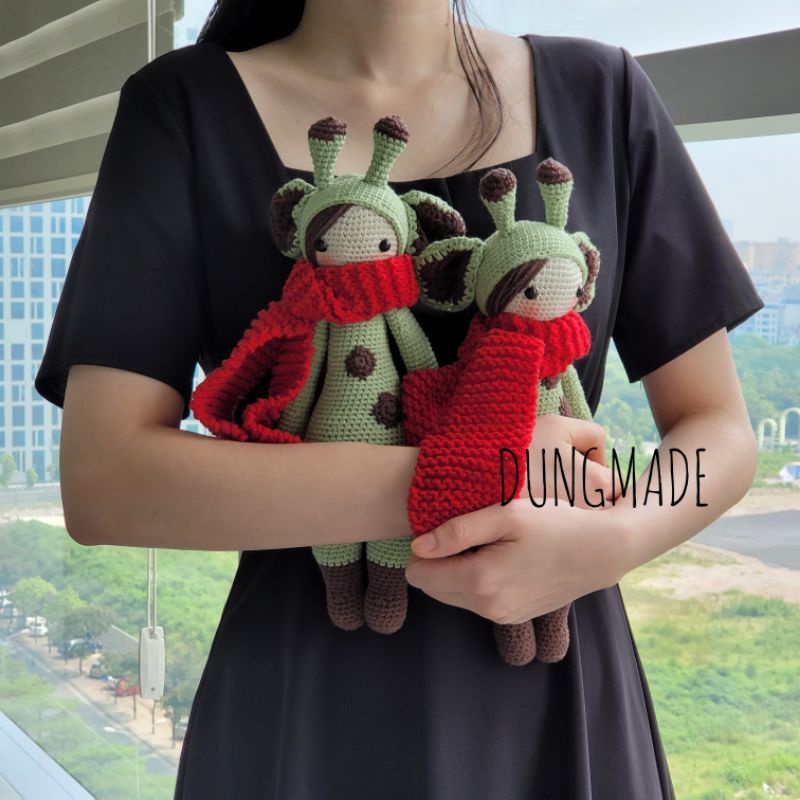 Thú bông handmade thú bông con huơu Dungmade tùy chọn màu (ảnh thật)