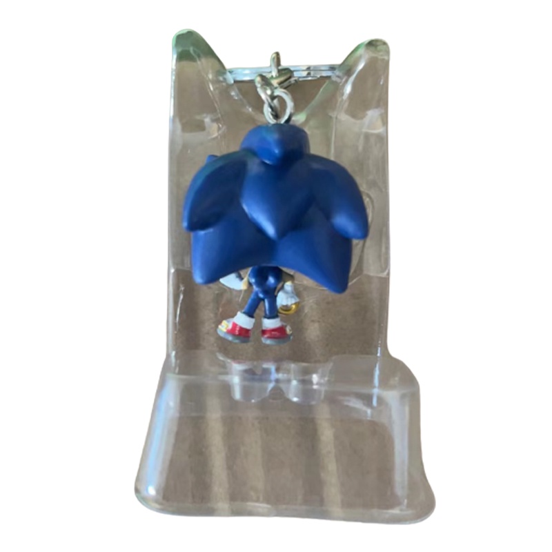 Sonic FUNKO POP Keychain With Ring Anime Game Action Figures Collection Model Toys For Children Boy Christmas Gifts