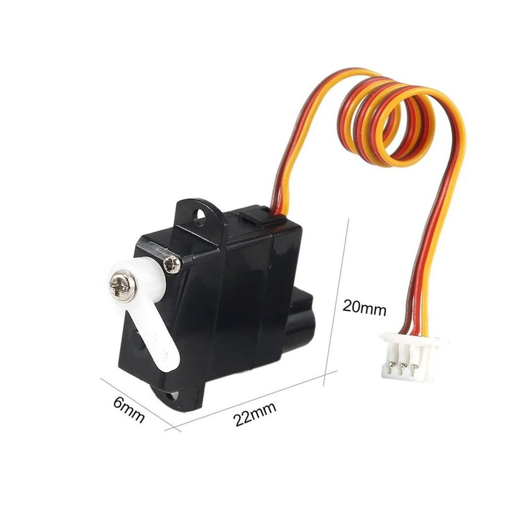 【điều khiển từ xa8/5】1.9g Plastic Servo for Wltoys A600 K100 K110 K123 K124 V977 RC Helicopter