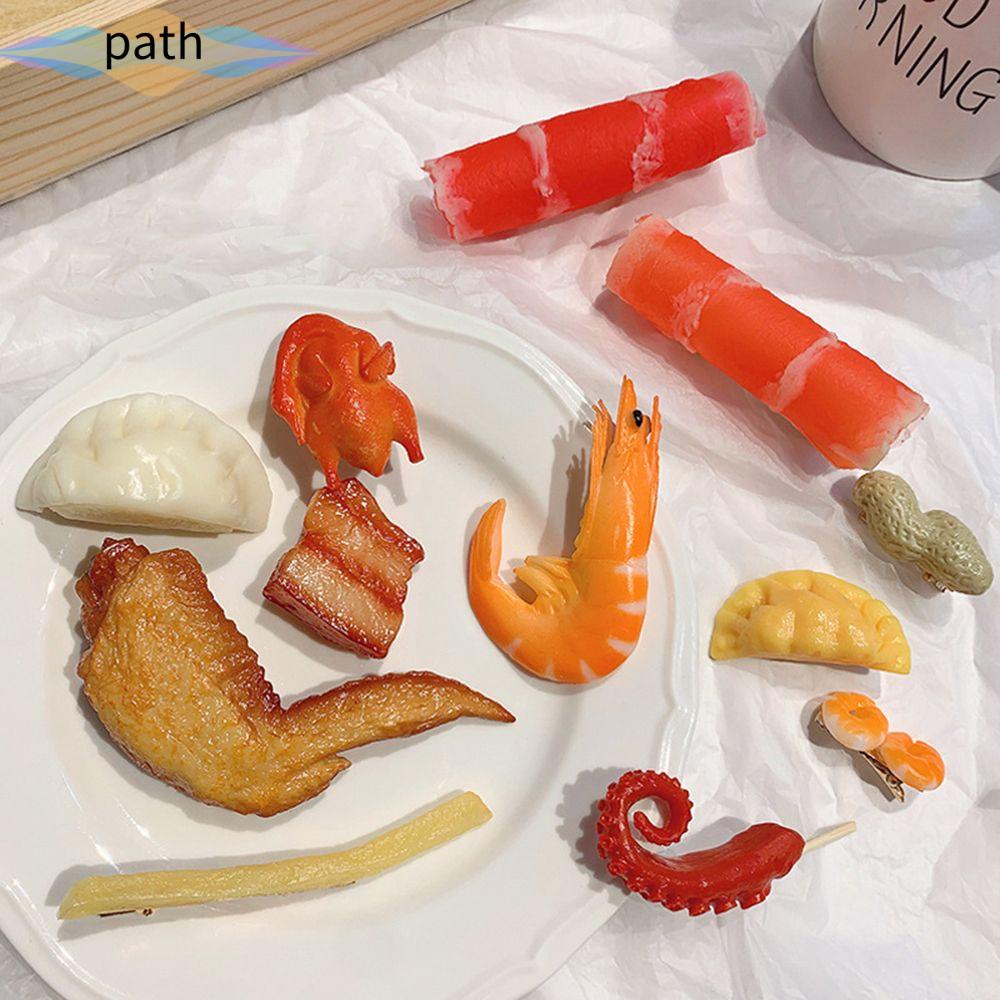 Kẹp tóc hình đồ ăn 3D dễ thương thời trang cho nữ
