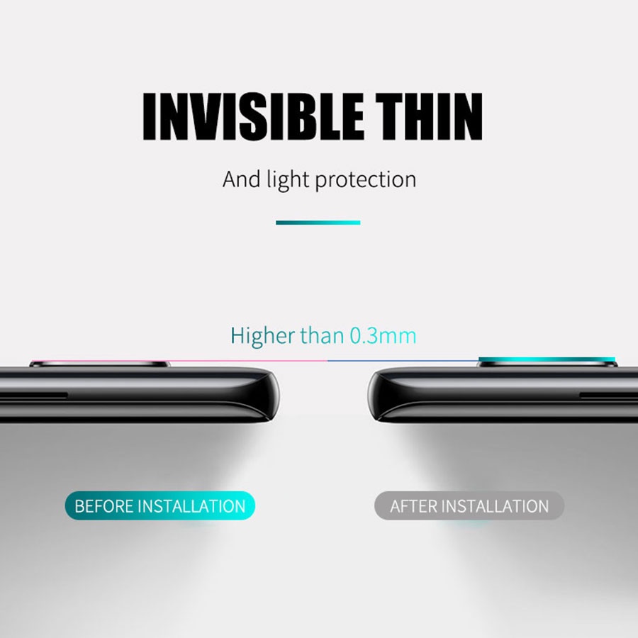 Kính cường lực camera cho Xiaomi Mi 11 Lite 11T 10T 9T Poco M3 X3 F3 F2 Pro Redmi Note 8 9 10 11 Pro 10S 9S 9A 9C
