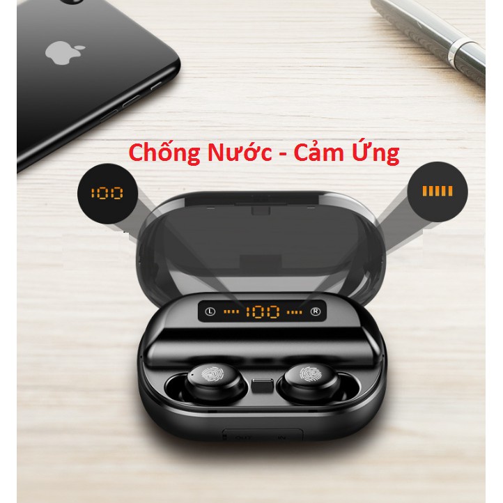Tai nghe Vinetteam AMOI V11 bản quốc tế  cảm ứng Bluetooth 5.0 Pin 4000MAH Chơi được 380 giờ, chống nước -dc3622