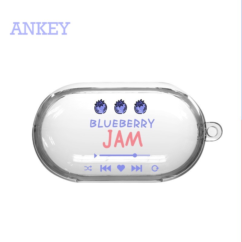 Samsung Galaxy Buds Live / Buds + Plus Vỏ hộp tai nghe không dây trong suốt từ silicon có móc treo dành cho 2020