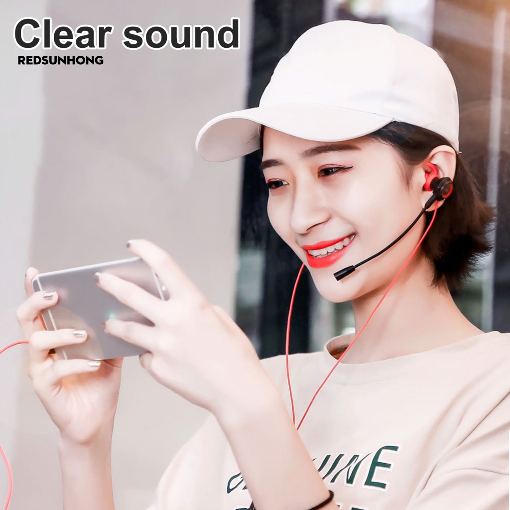 Tai Nghe Nhét Tai RSH.z Jack 3.5mm Âm Thanh HiFi Phong Cách Thể Thao