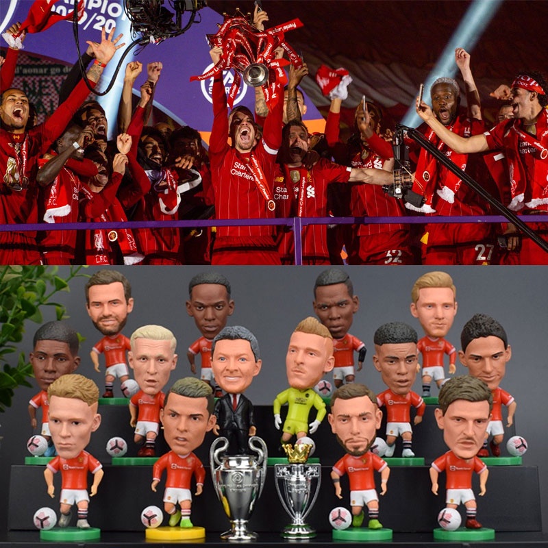 Các mô hình nhân vật chất lượng cao Cristiano Ronaldo, De Gea, Maguire, Pogba hiệu ứng đặc biệt đế cao Mô Hình Nhân Vật Redmo001 Độc Đáo Sống Động