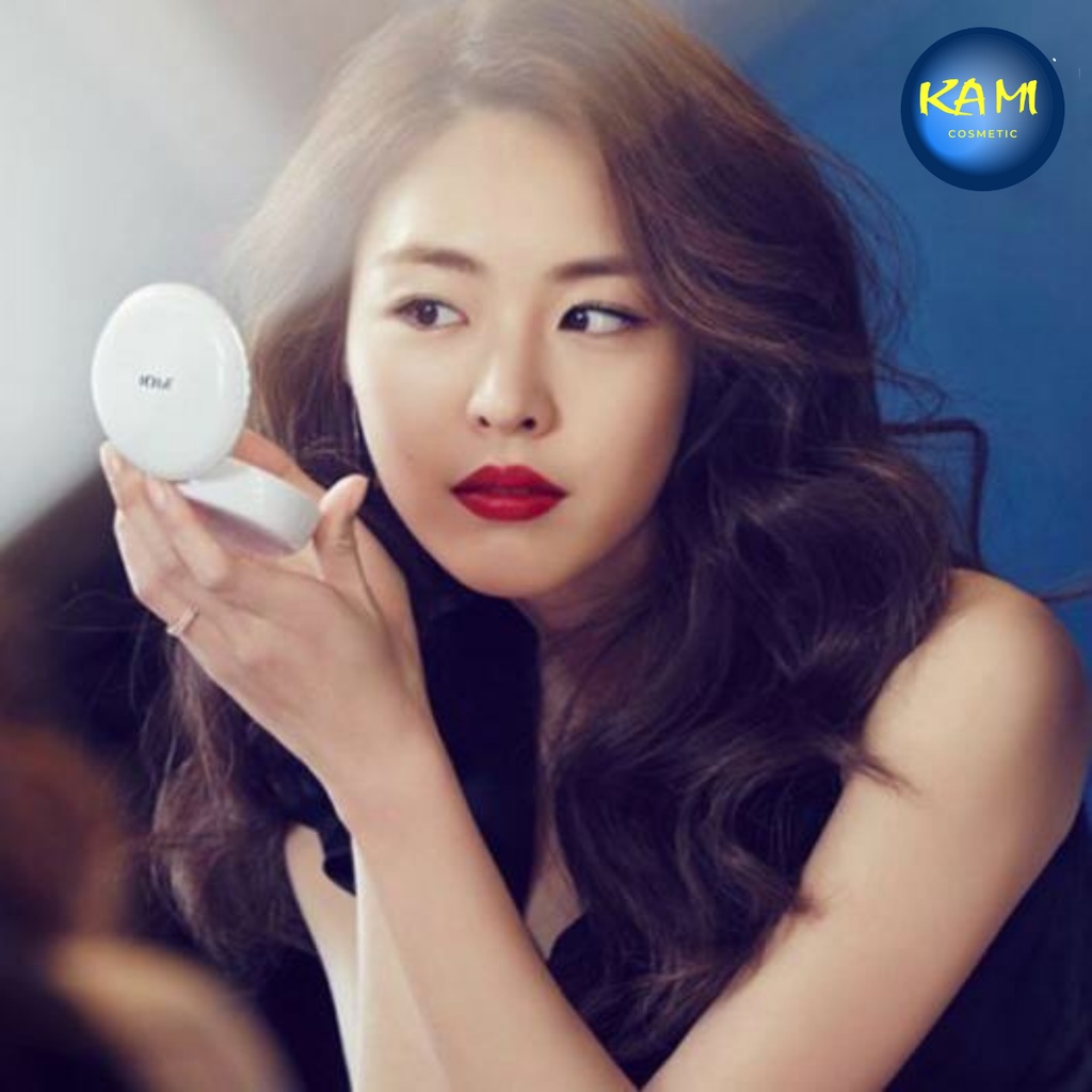 Phấn nước trắng sáng dưỡng ẩm da IOPE hàn quốc loại tốt kiềm dầu, tặng kèm lõi phấn thay thế -KAMI