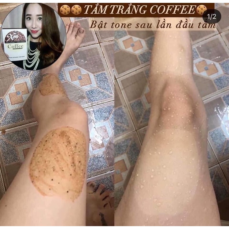‼️Tắm trắng cafe + tắm trắng mạnh nâng 2 3 tone trong 15p , cam kết trắng hiệu quả 🥰🥰