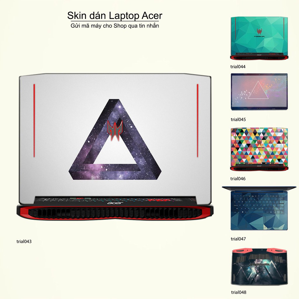 Skin dán Laptop Acer in hình Đa giác _nhiều mẫu 8 (inbox mã máy cho Shop)