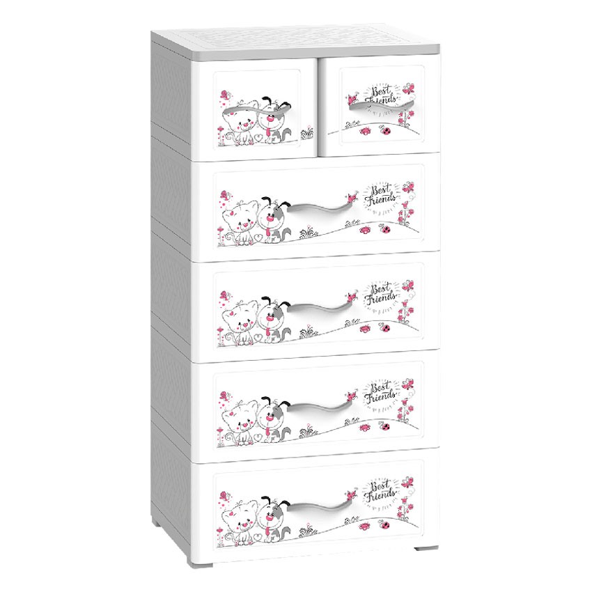 TỦ NHỰA NOVA 5 NGĂN ĐỰNG QUẦN ÁO ĐẠI ĐỒNG TIẾN