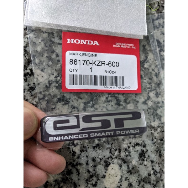 Tem ESP Honda Thailand (dán nắp lọc gió)