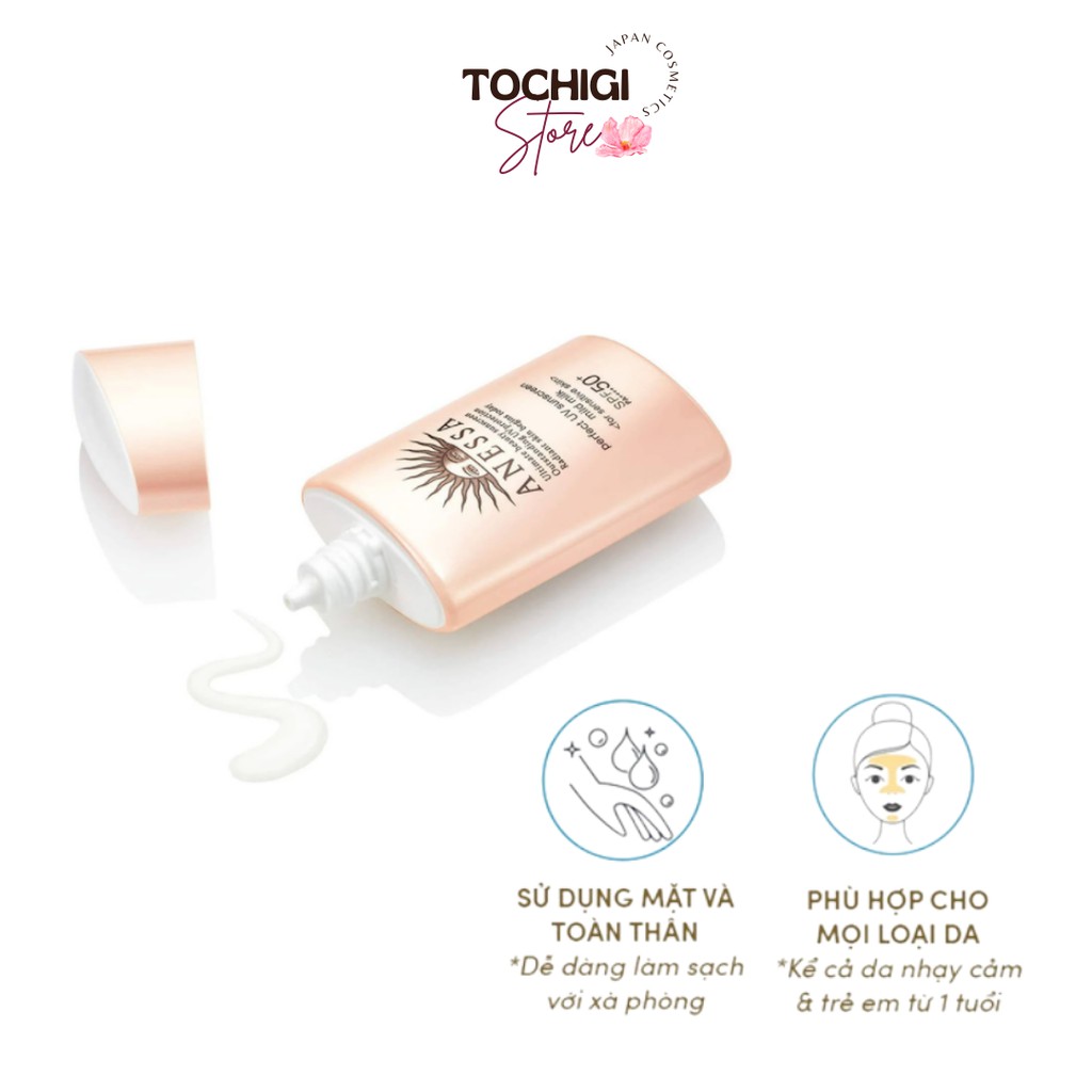 Sữa chống nắng dưỡng da Anessa Perfect UV Sunscreen Nhật Bản | BigBuy360 - bigbuy360.vn