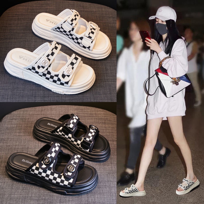 Dép Sandal Đế Dày Mềm Thời Trang Mùa Hè Dành Cho Nữ