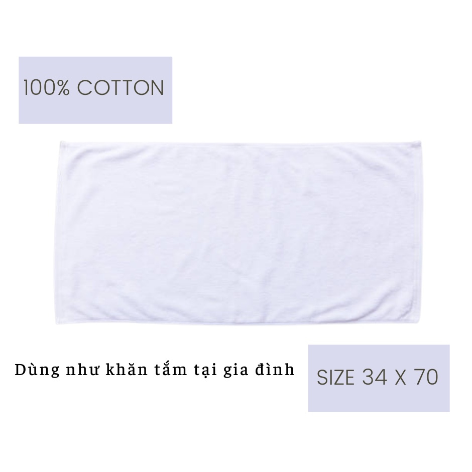 Khăn tay Cotton Khách sạn dùng như Khăn tắm Gia đình - HANVICO